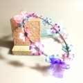 小孩髮飾-絲花花圈